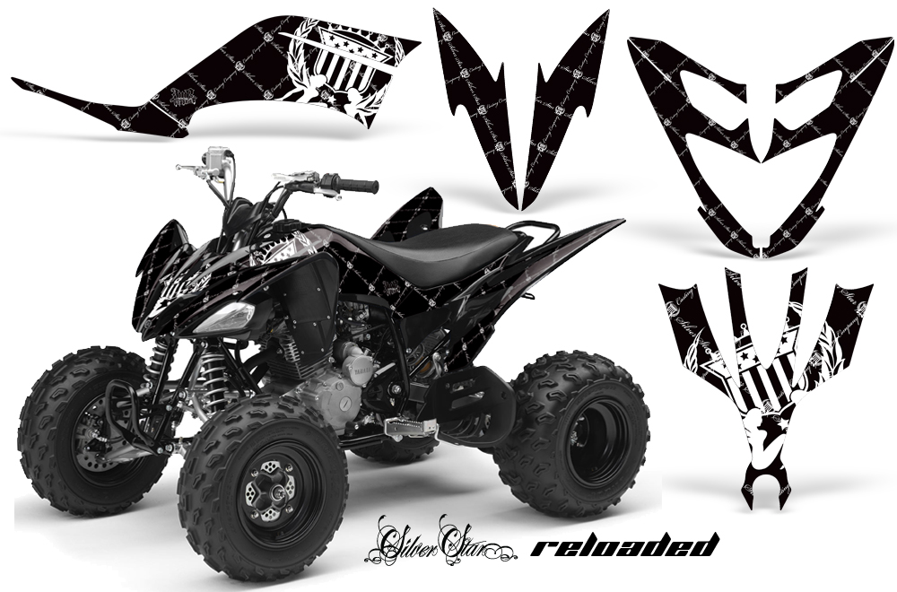 Yamaha Raptor 250 Graphics Reloaded WhiteBlackBG